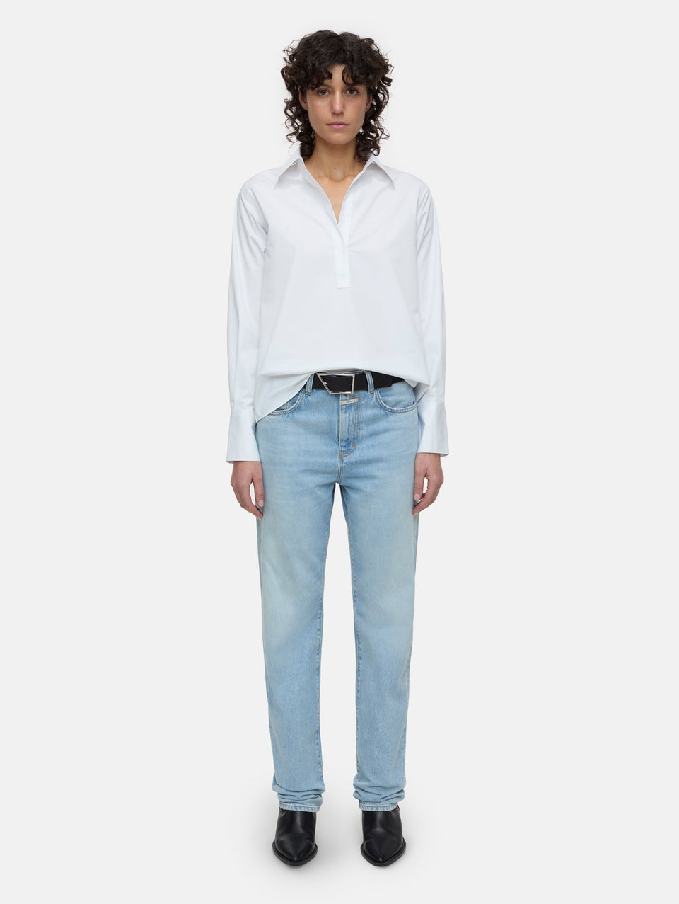 CLOSED Blusa Con Scollo A Tunica Bianco