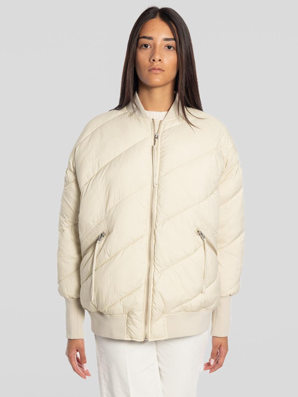 CLOSED Bomber Oversize Imbottito Beige
