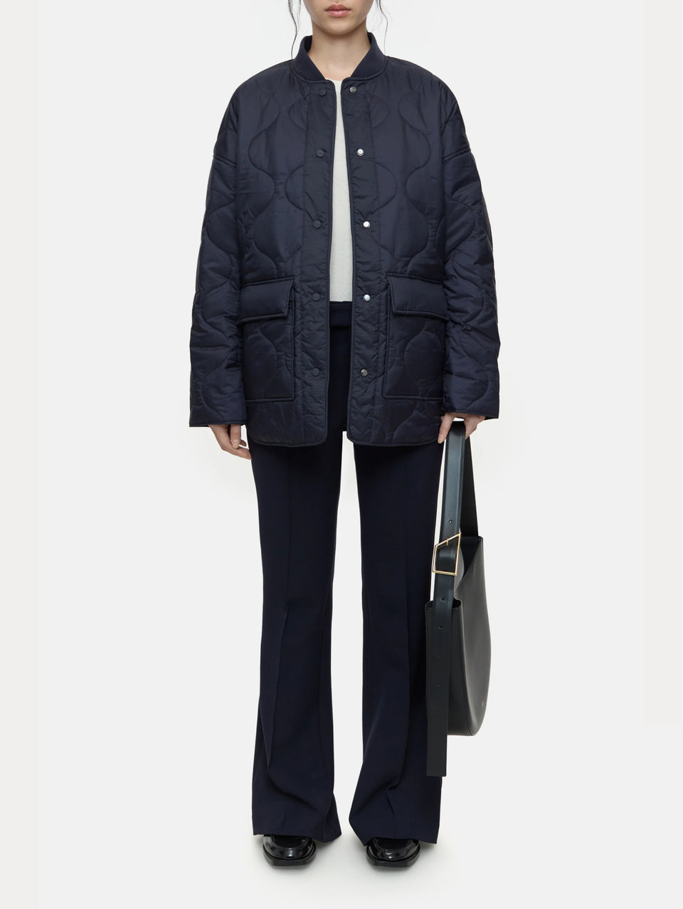 CLOSED Giubbotto Trapuntato In Nylon Blu