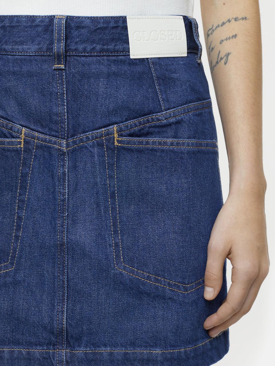 CLOSED Gonna Corta In Denim Blu