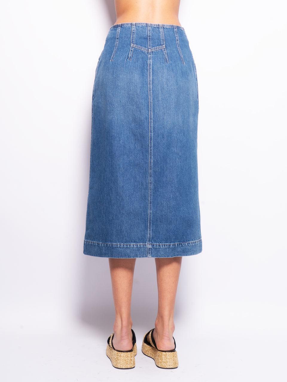 CLOSED Gonna In Denim A Tubino Blu Medio