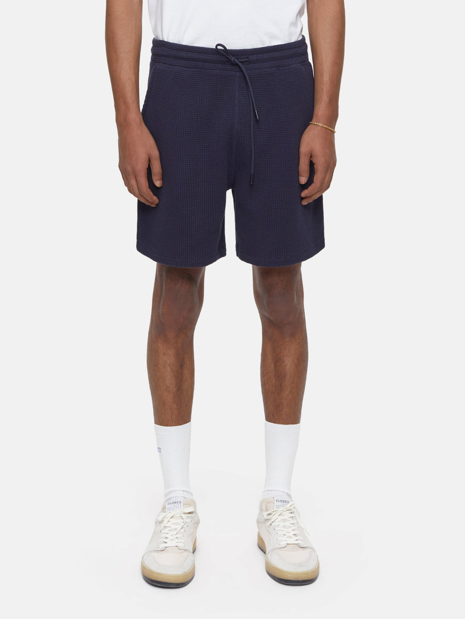 CLOSED Pantaloncini in Maglia Waffle Blu