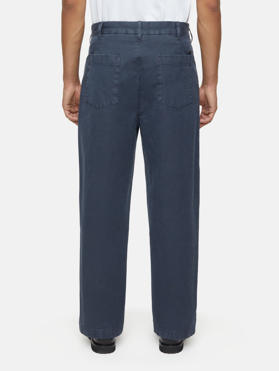 CLOSED Pantaloni Ampi Con Pences Blu Fumo