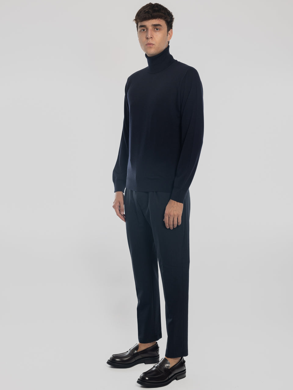 CLOSED Pantaloni Con Coulisse In Fresco Lana Blu