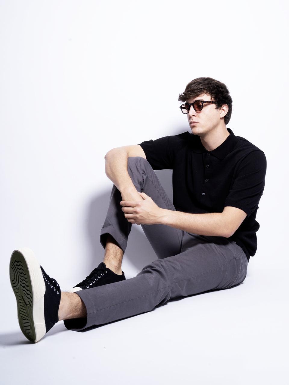 CLOSED Polo In Cotone Extrafine Nero