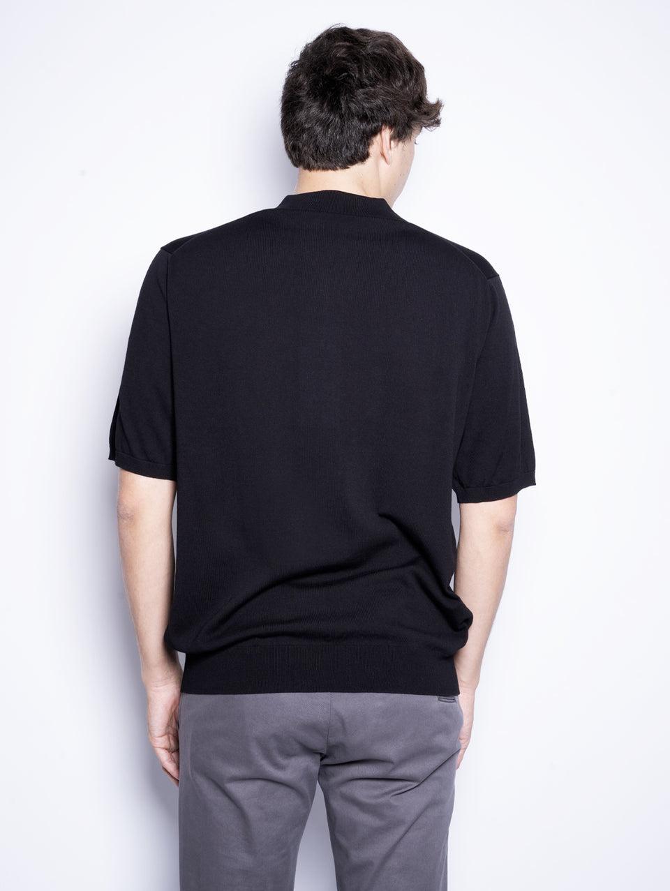 CLOSED Polo In Cotone Extrafine Nero
