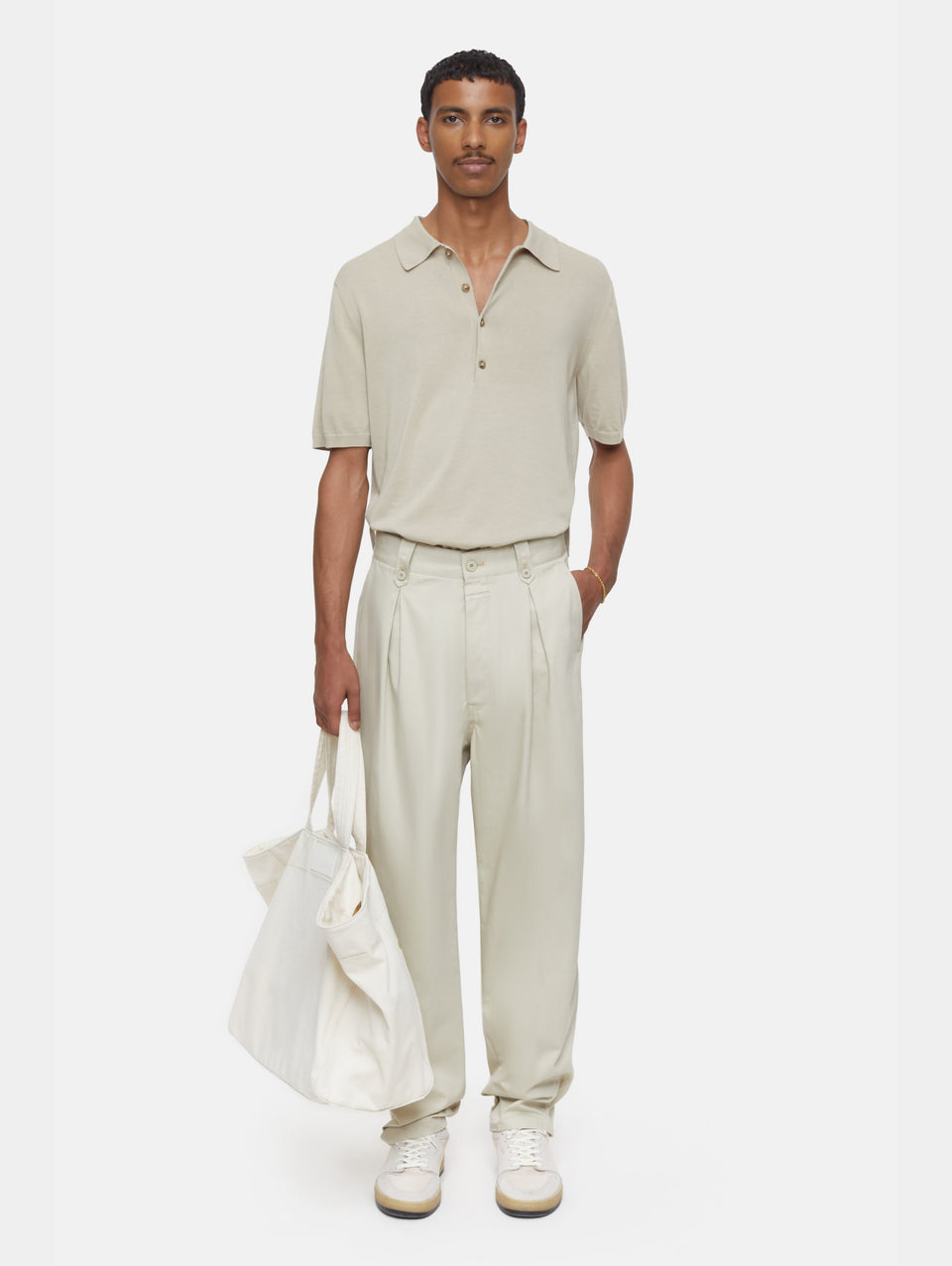 CLOSED Polo In Cotone Extrafine Sabbia