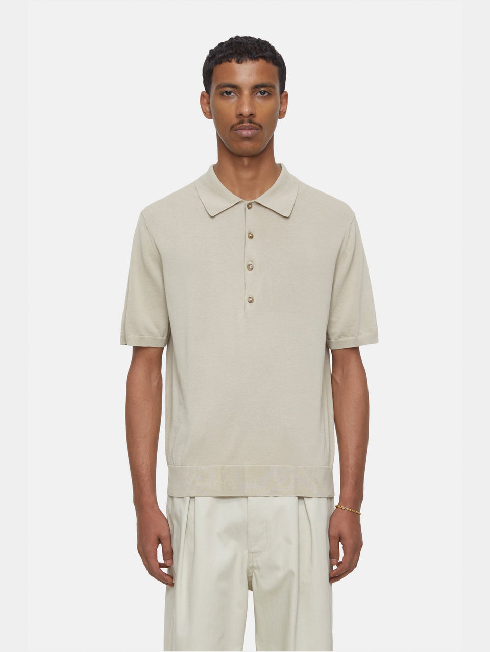 CLOSED Polo in Cotone Extrafine Sabbia
