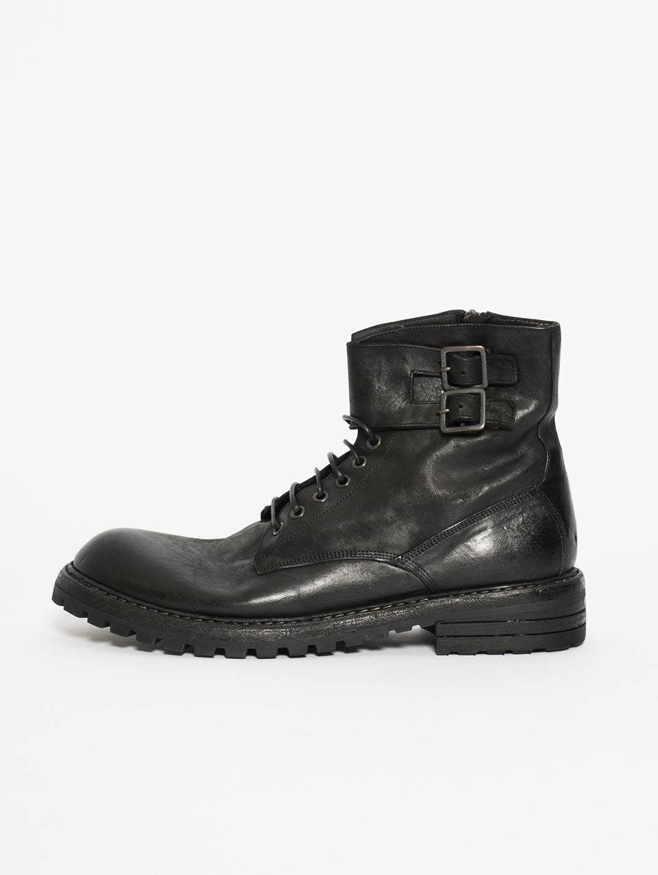 CORVARI Stivali Vintage con Fibbia Nero