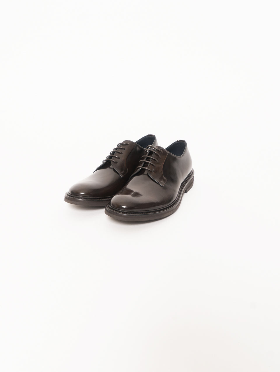 SEBOY'S Derby Classica Con Suola In Gomma Testa Di Moro