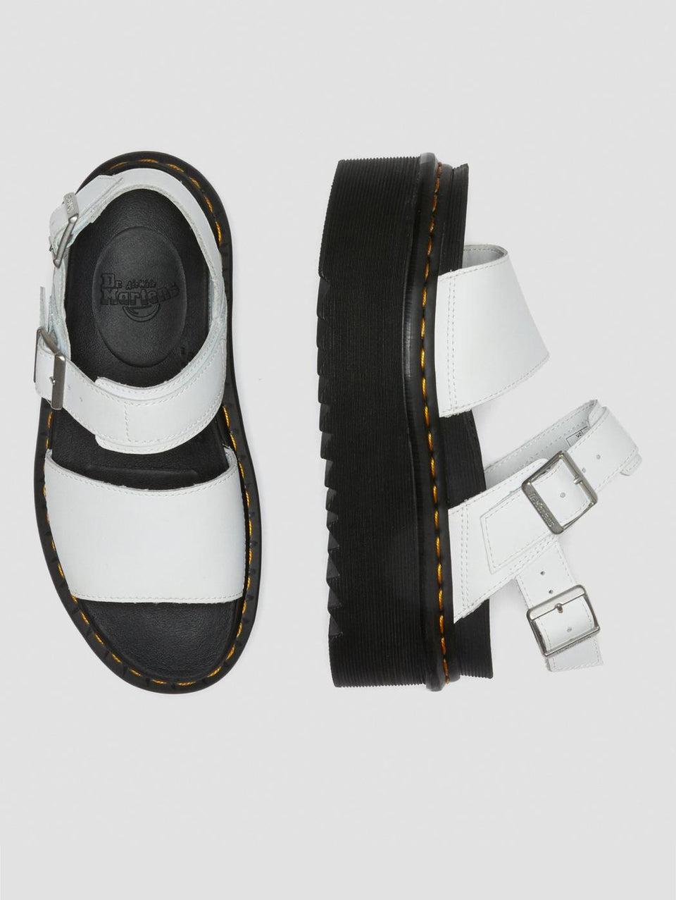 DR. MARTENS Sandali Platform Voss Quad Bianco