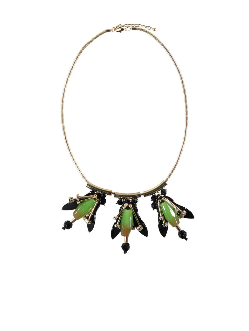 ESSENTIEL ANTWERP Collana con Ciondoli Verde