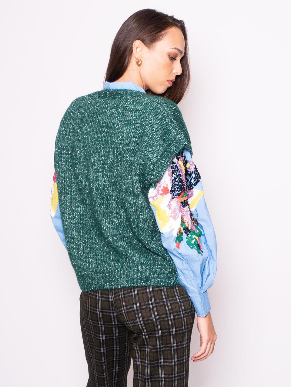 ESSENTIEL ANTWERP Gilet In Maglia Verde