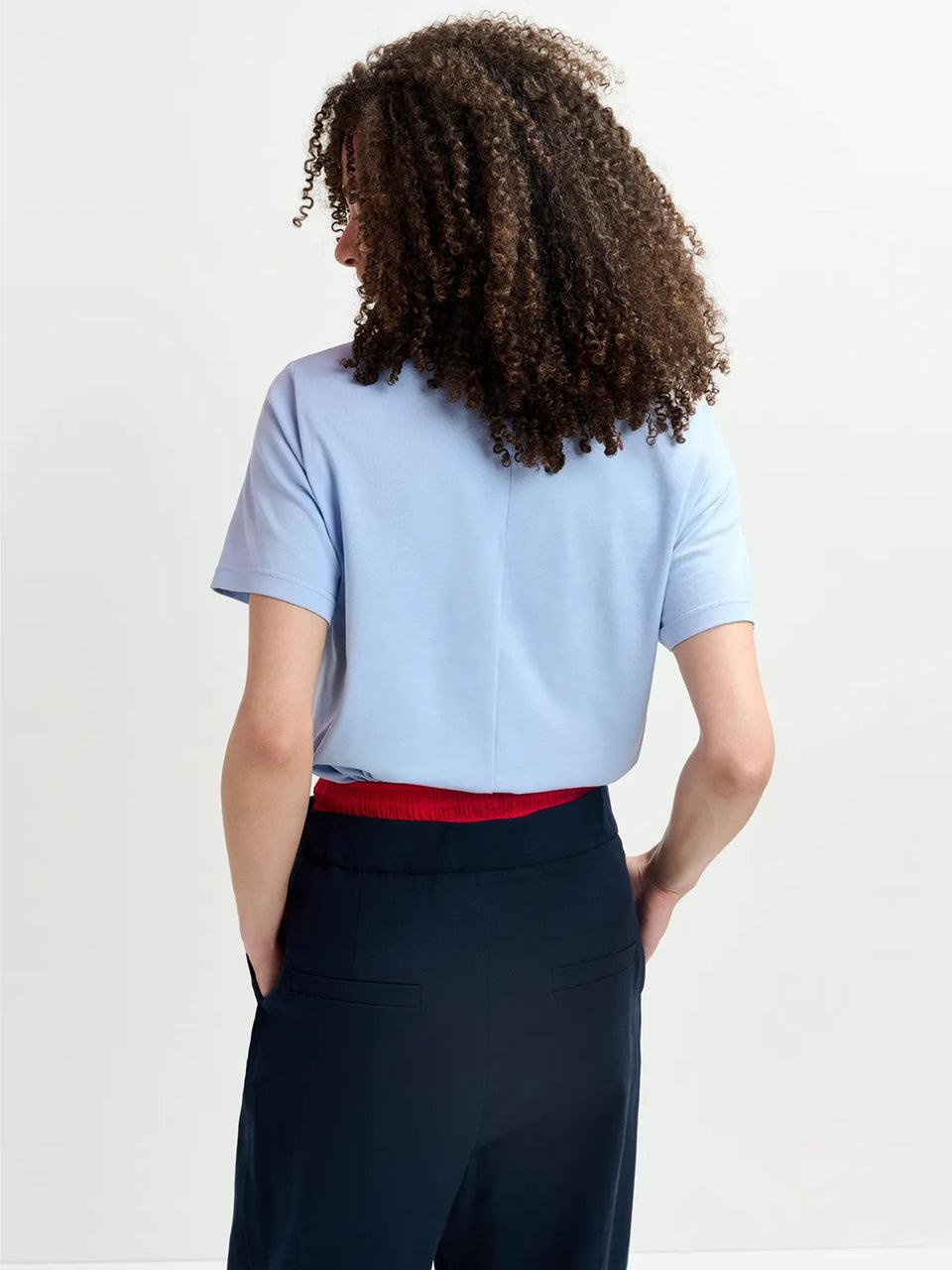 ESSENTIEL ANTWERP T-shirt Con Ricami Di Strass Blu