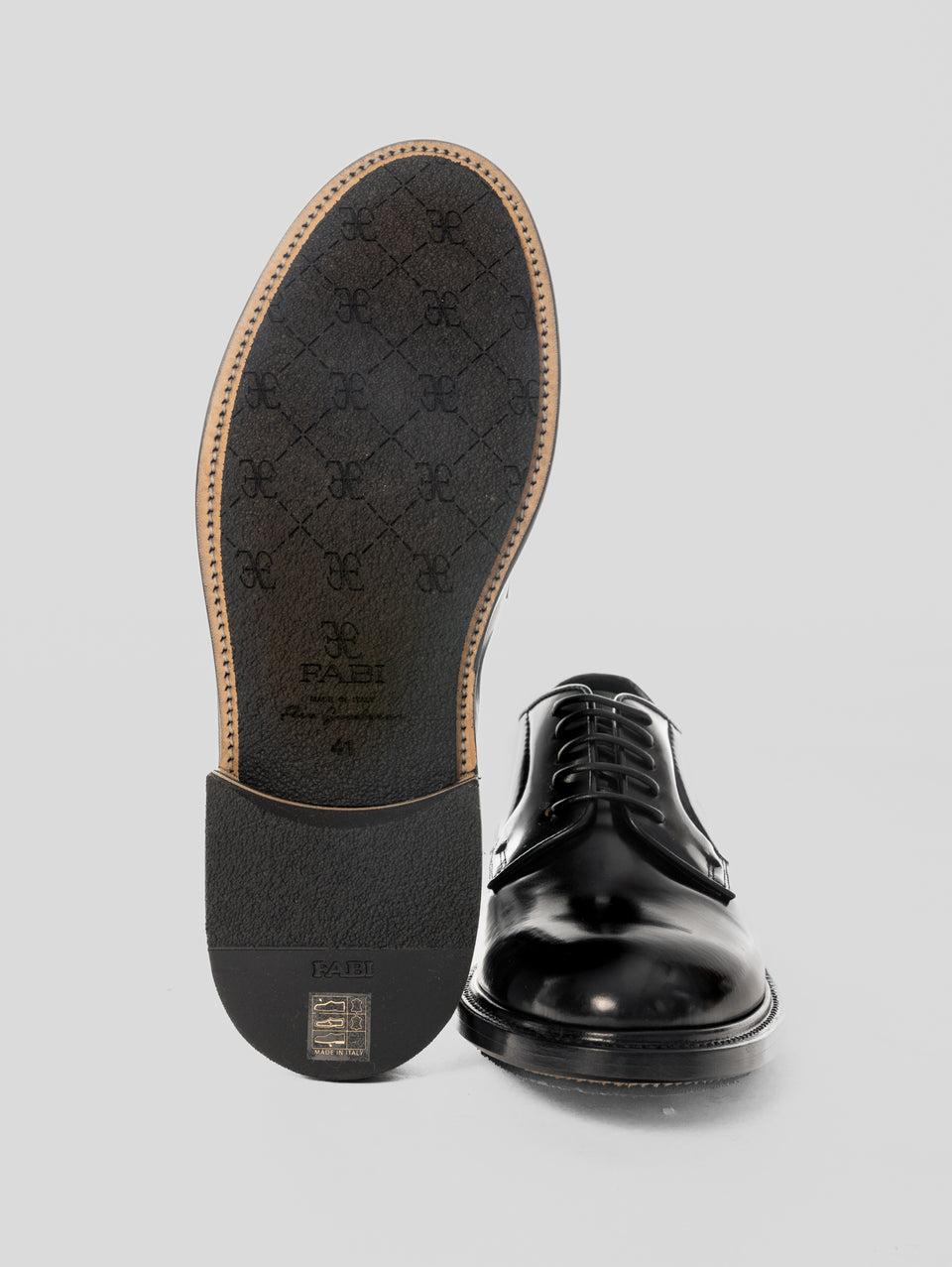 FABI Stringata Con Suola Frex Goodyear Nero