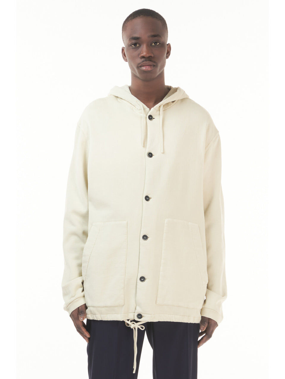 BARENA VENEZIA Felpa Maronca con Cappuccio Tinta in Capo Sabbia