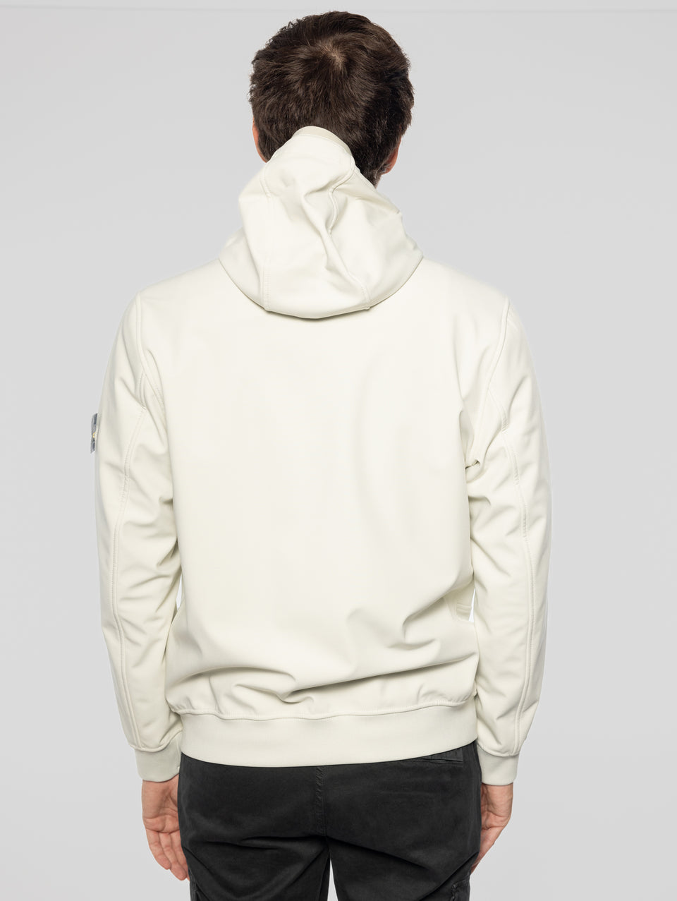 STONE ISLAND Giacca Con Cappuccio In Membrana Performante Stucco