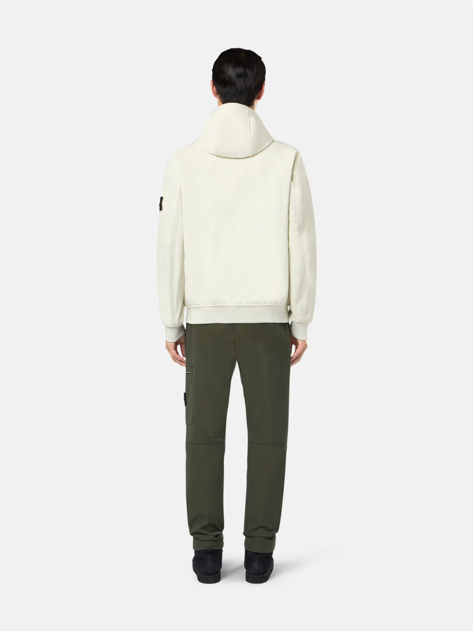 STONE ISLAND Giacca Con Cappuccio In Membrana Performante Stucco