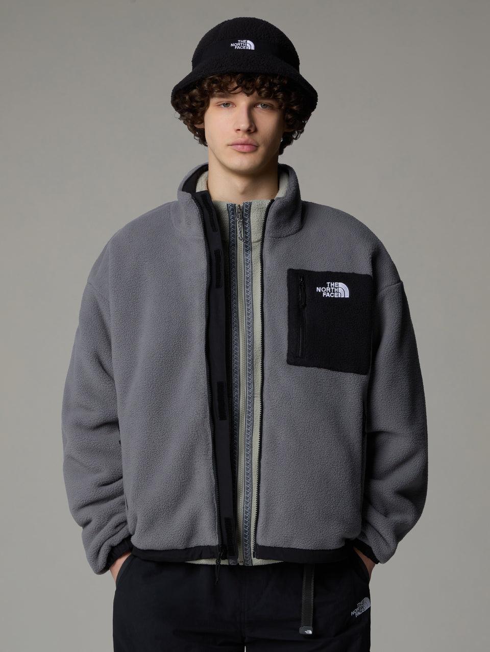 THE NORTH FACE Giacca Da Uomo In Pile Reversibile Yumiori Grigio/Nero