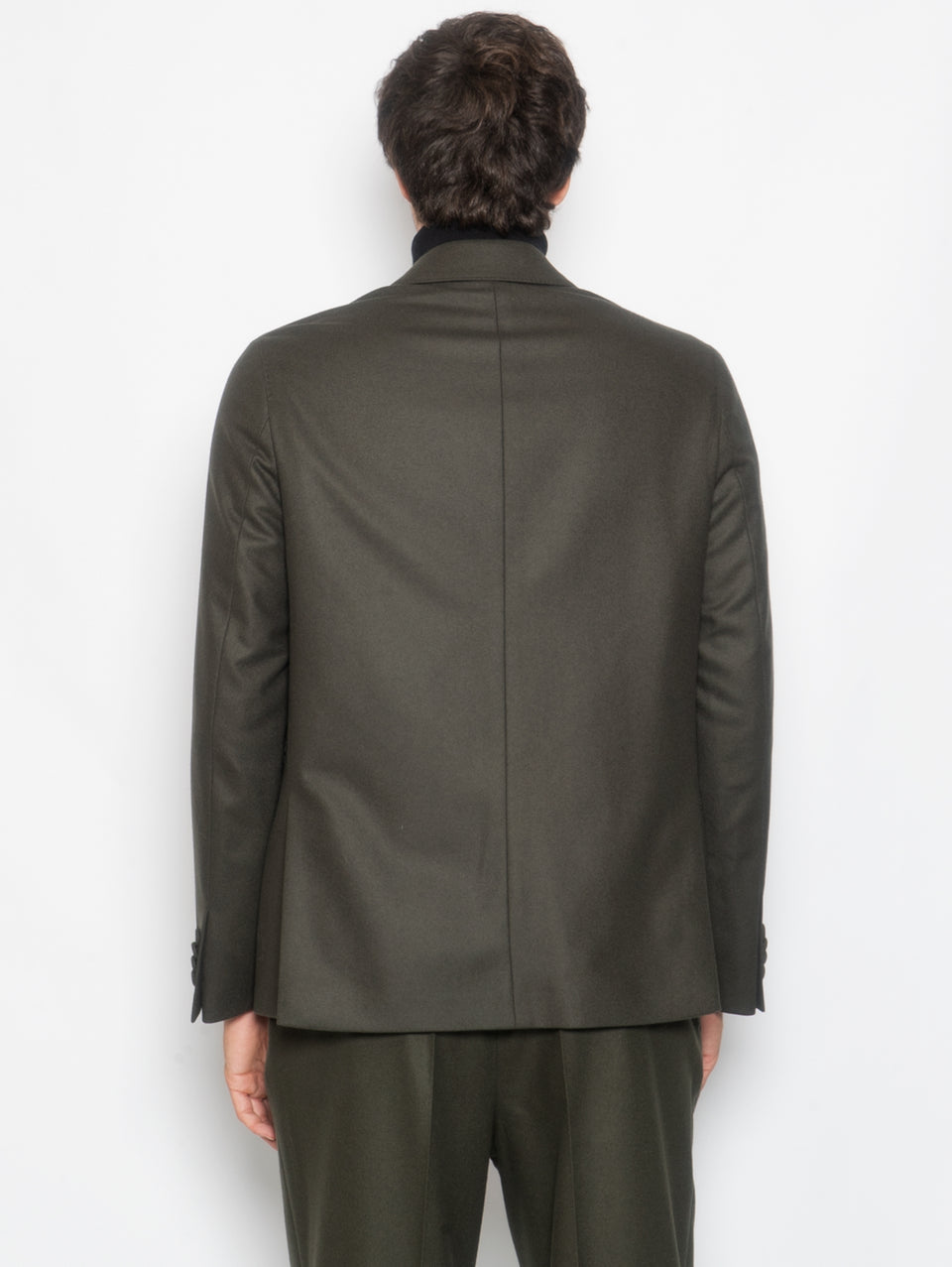 OFFICINE GÉNÉRALE Giacca In Lana Monopetto Tene Verde Oliva
