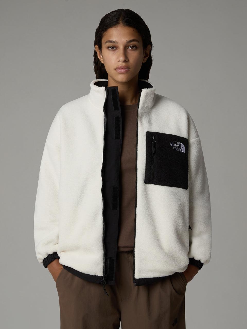 THE NORTH FACE Giacca In Pile Reversibile Da Donna Yumiori Bianco/Nero