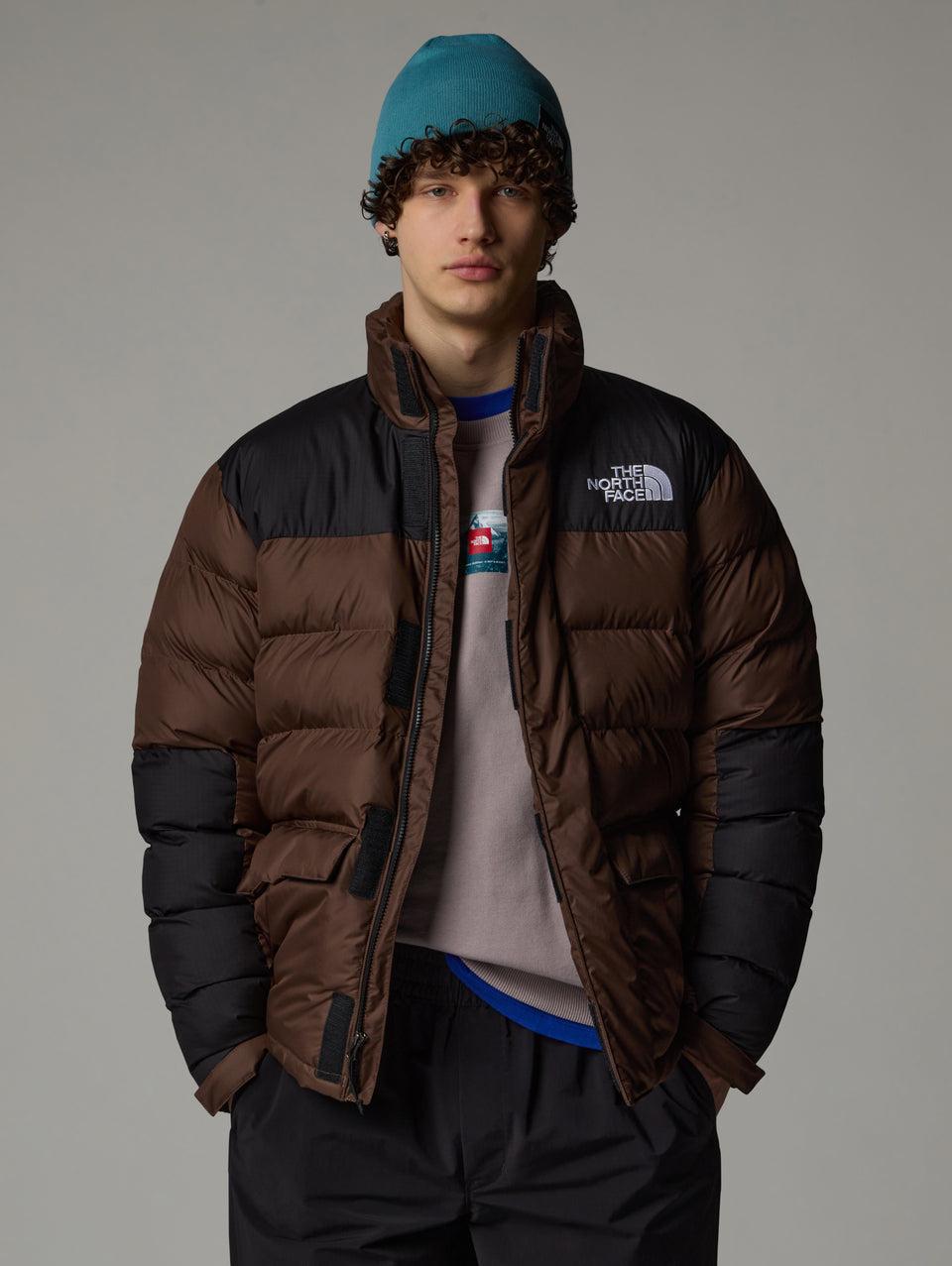 THE NORTH FACE Giaccone Color Block Imbottito Limbara Marrone