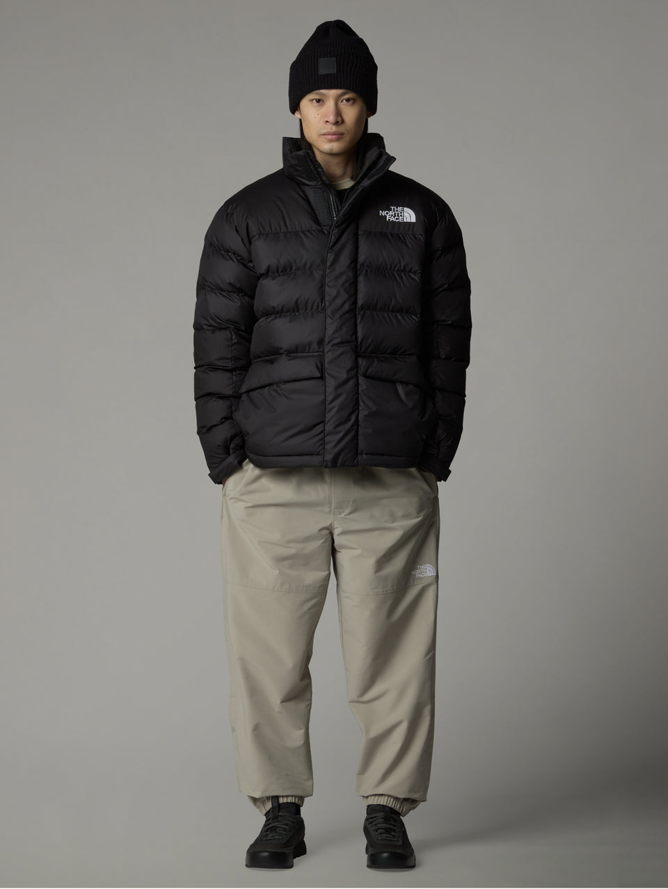 THE NORTH FACE Giaccone Color Block Imbottito Limbara Nero