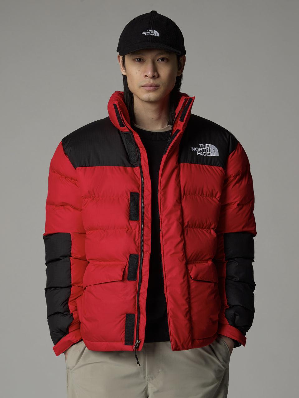 THE NORTH FACE Giaccone Color Block Imbottito Limbara Rosso