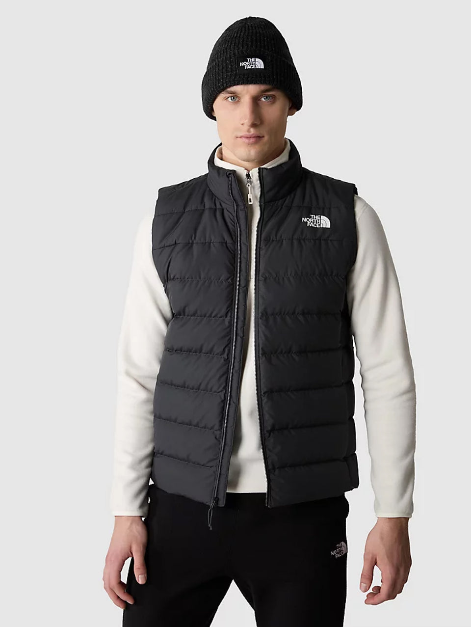 THE NORTH FACE Gilet Con Cappuccio In Piuma Aconcagua Nero