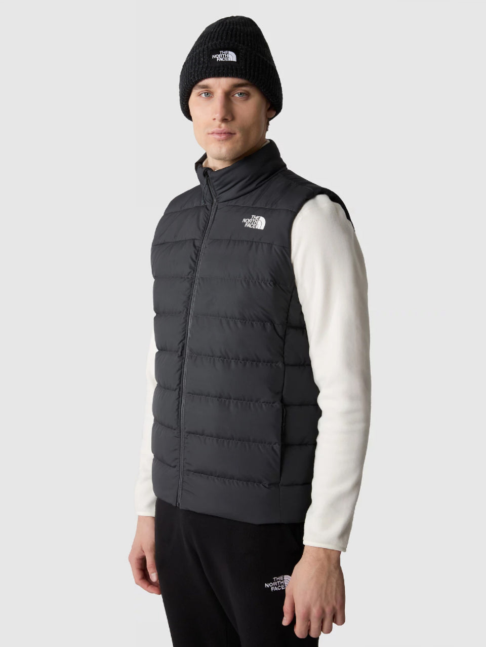 THE NORTH FACE Gilet con Cappuccio in Piuma Aconcagua Nero