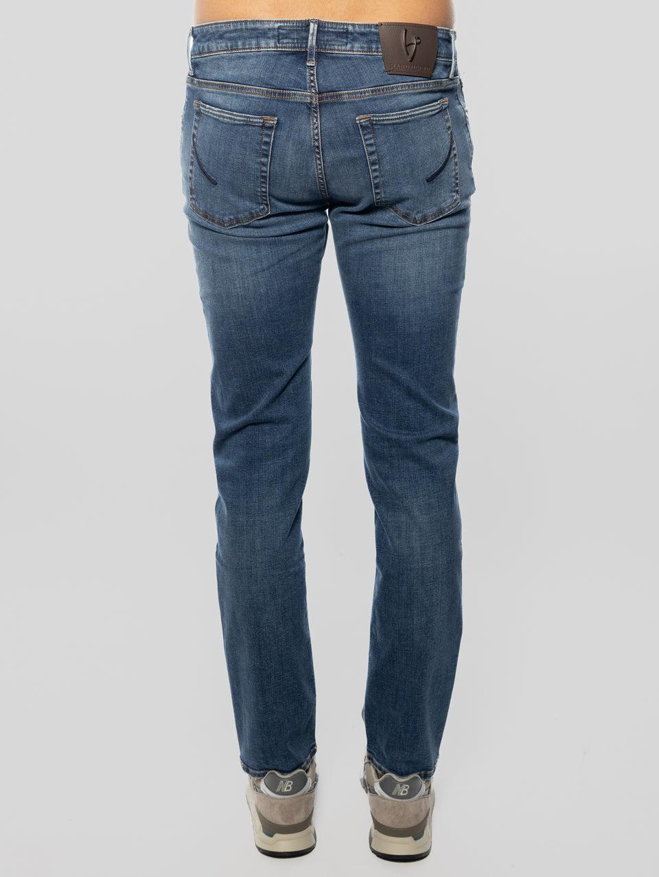 HAND PICKED Jeans Elasticizzato Ravello Blu Medio