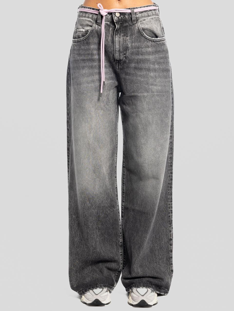 ICON DENIM Jeans Debby Wide Leg Nero