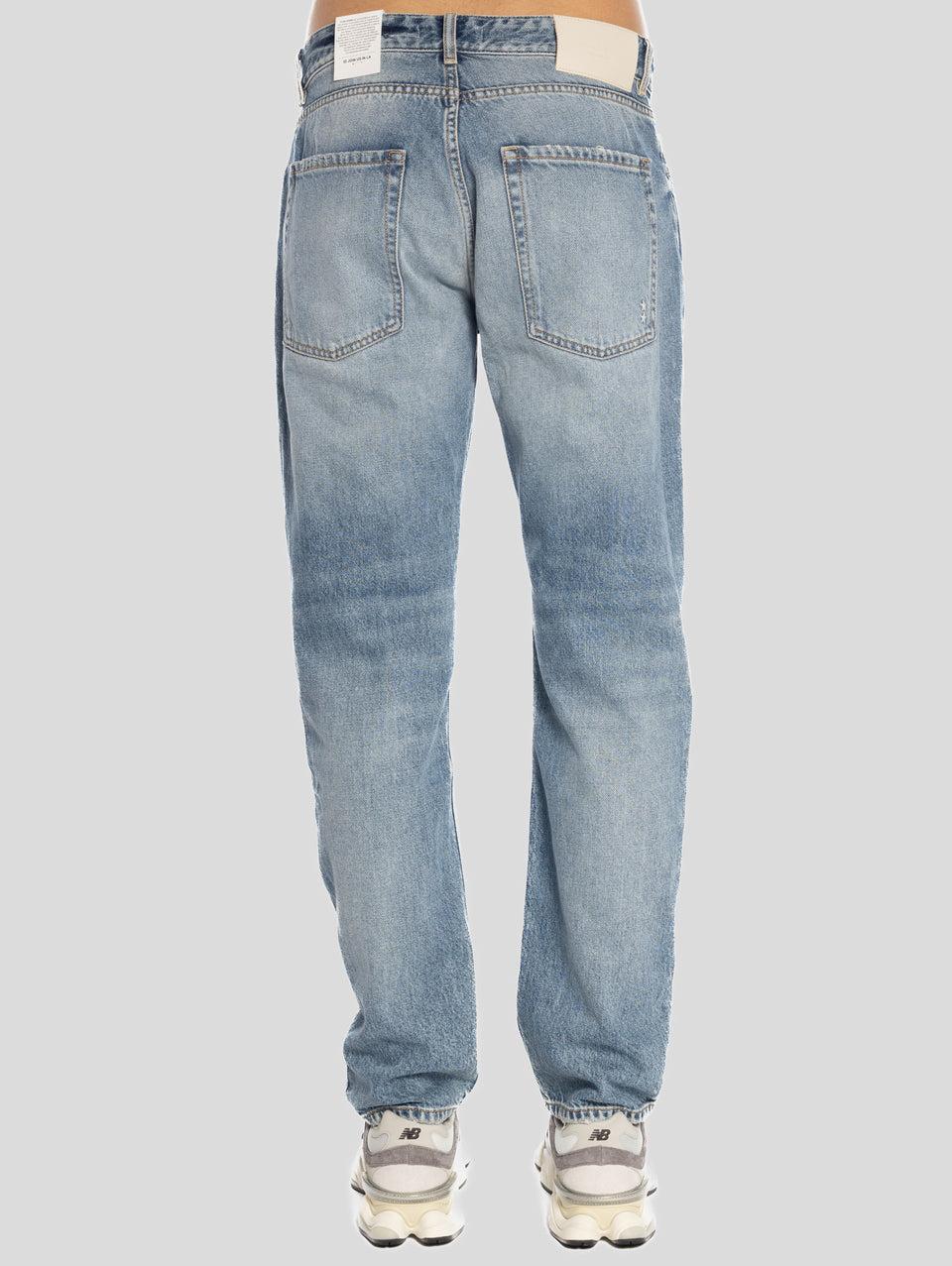 ICON DENIM Jeans Gamba Larga Kanye Blu