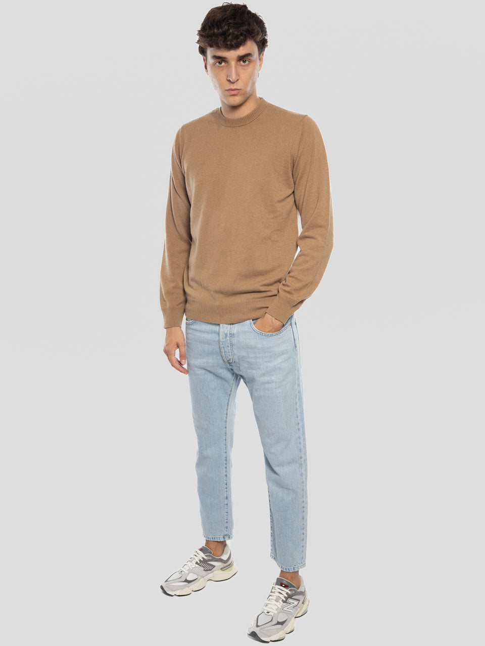 ICON DENIM Jeans Josh Gamba Dritta Blu Chiaro