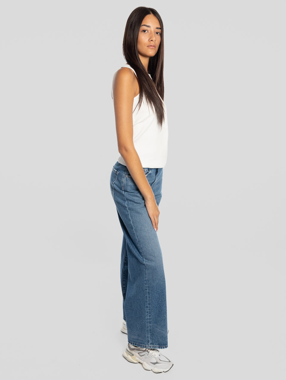 ICON DENIM Jeans Poppy Eco Wide Leg Blu