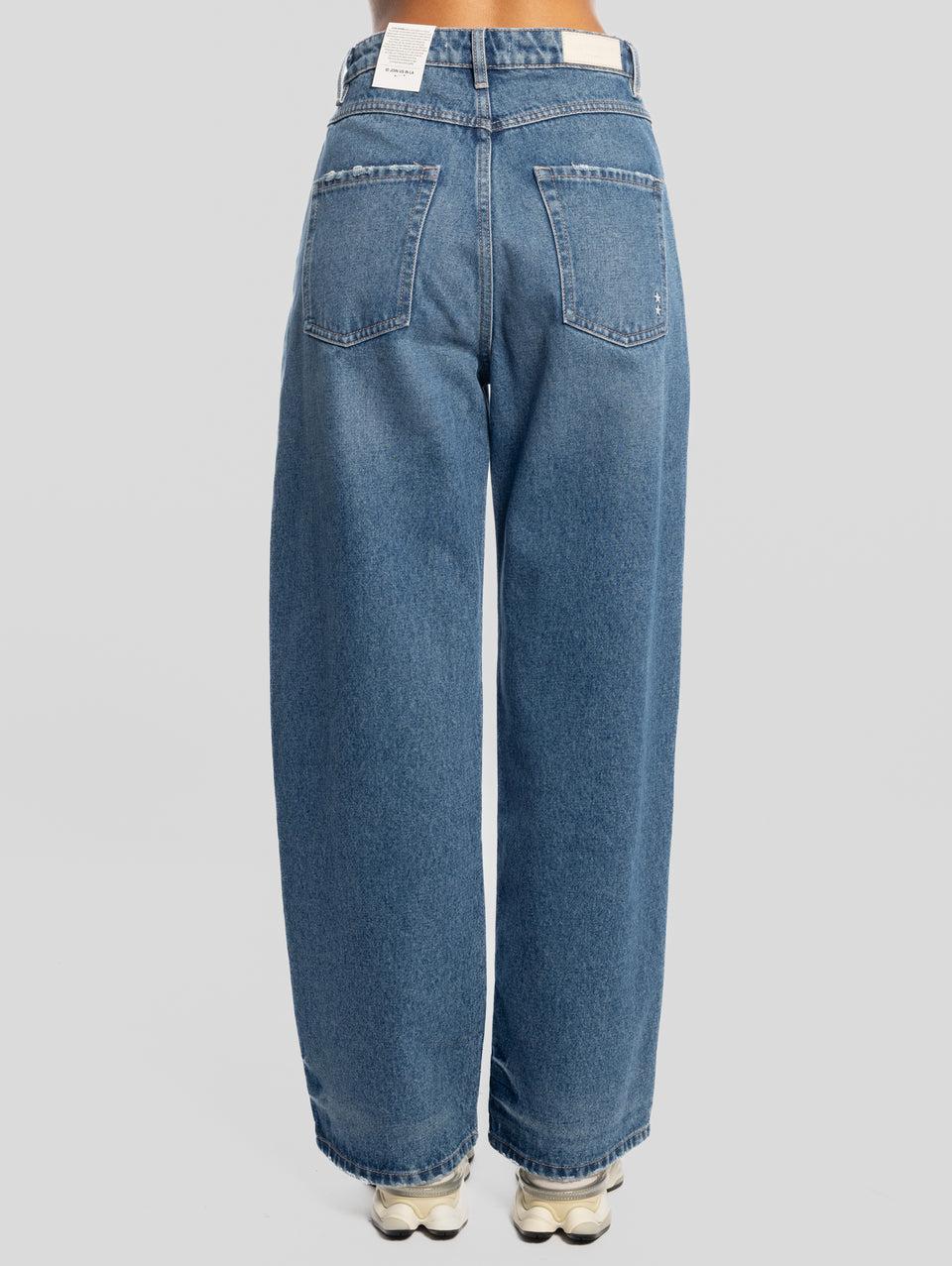 ICON DENIM Jeans Poppy Eco Wide Leg Blu