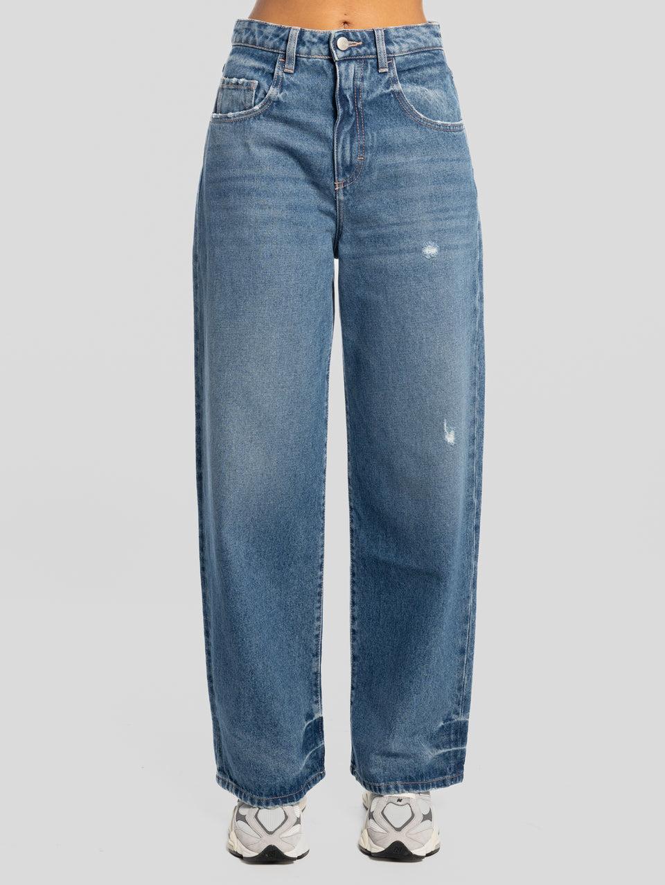 ICON DENIM Jeans Poppy Eco Wide Leg Blu