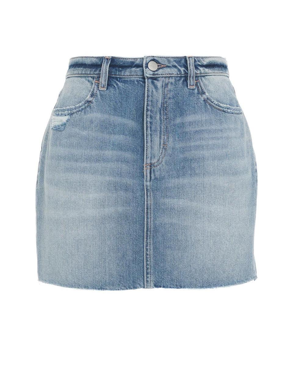 ICON DENIM Mini Gonna Nelly In Jeans Blu