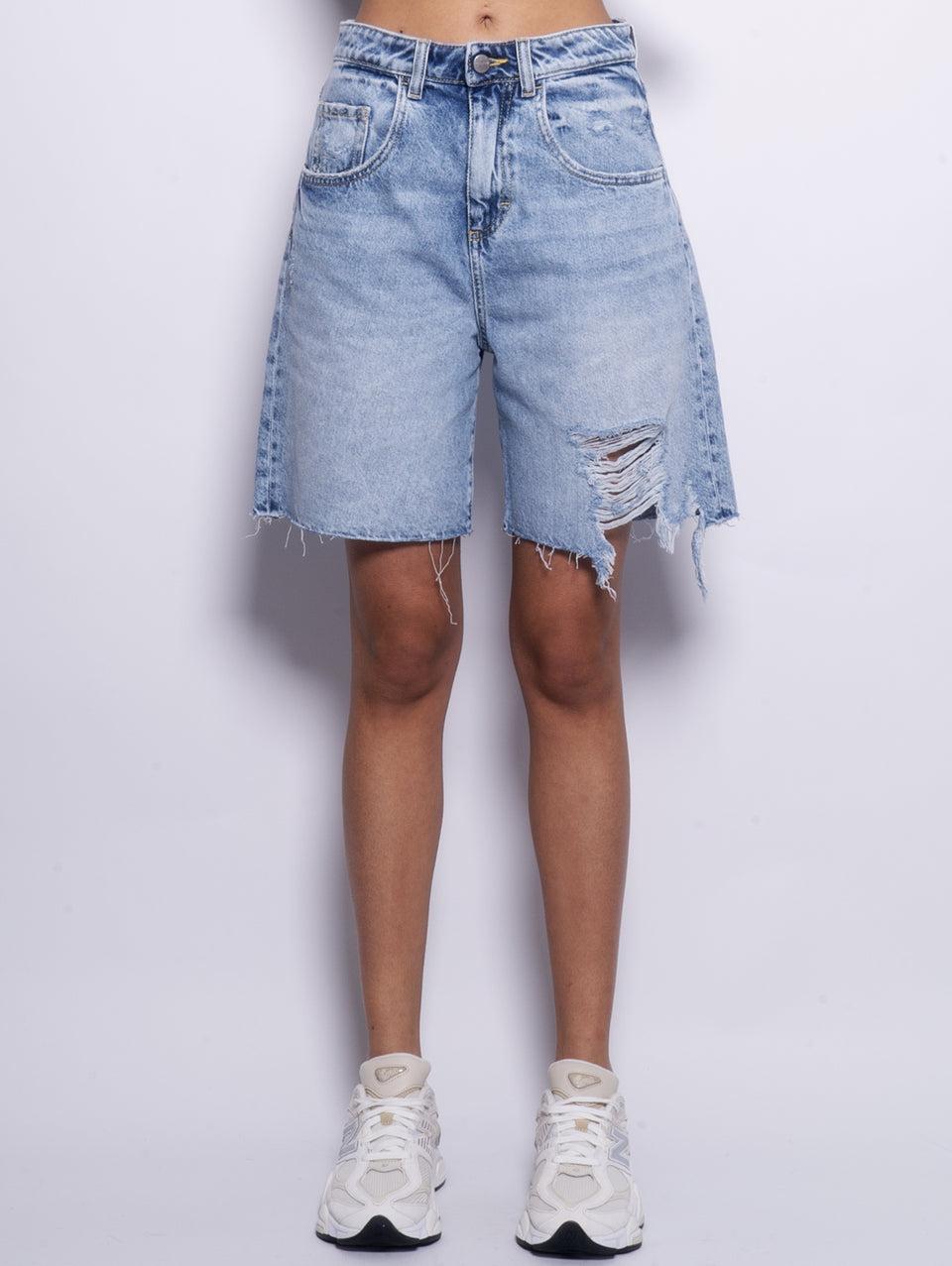 ICON DENIM Shorts Lea in Denim Wide Fit Blu