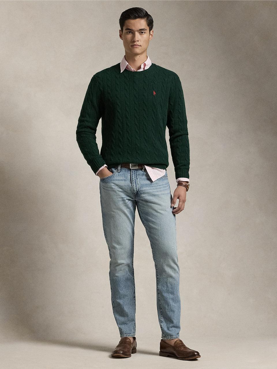 RALPH LAUREN Jeans Parkside Con Effetto Invecchiato Blu