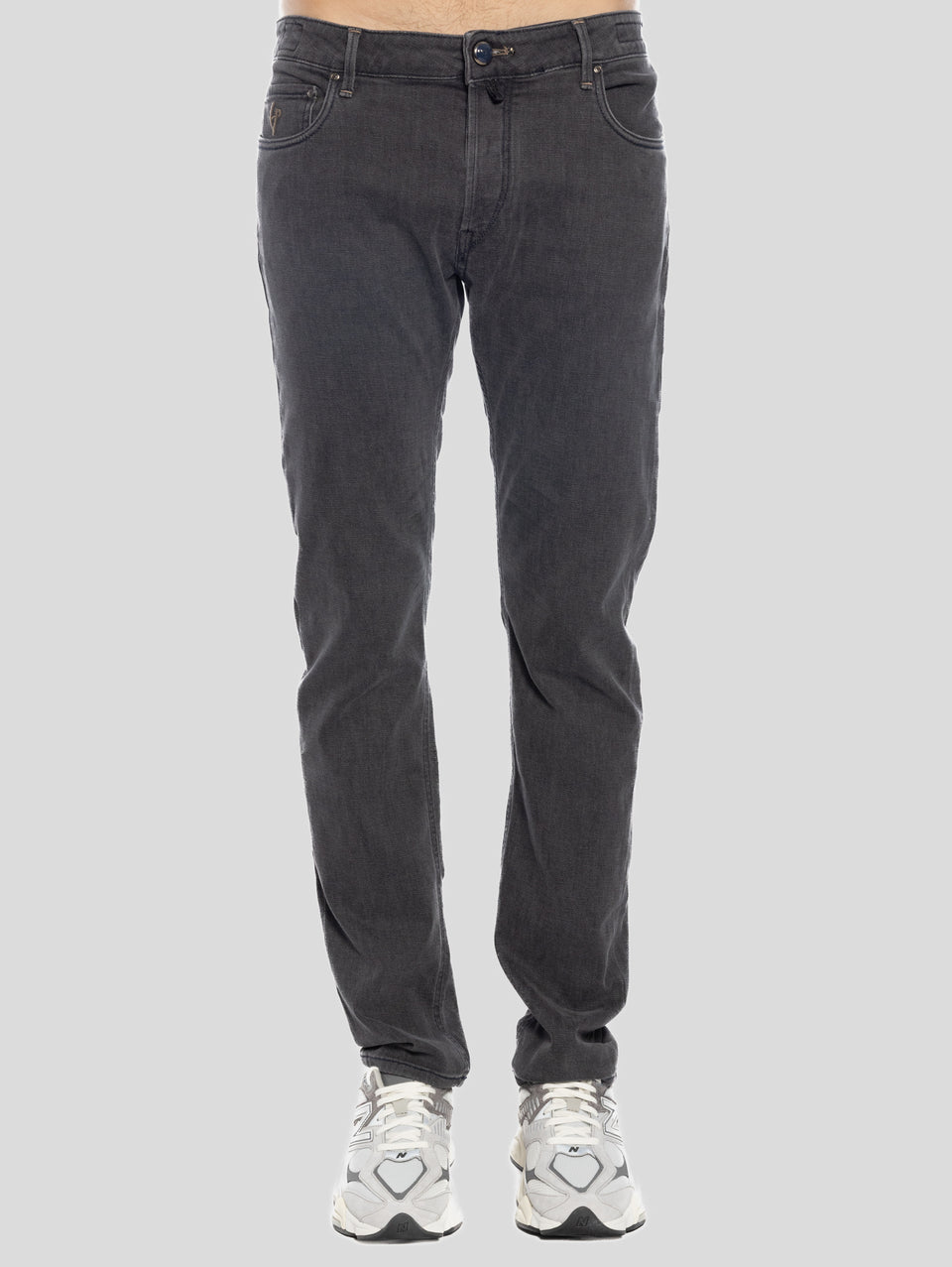 HAND PICKED Jeans Regular Elasticizzato Ravello Antracite