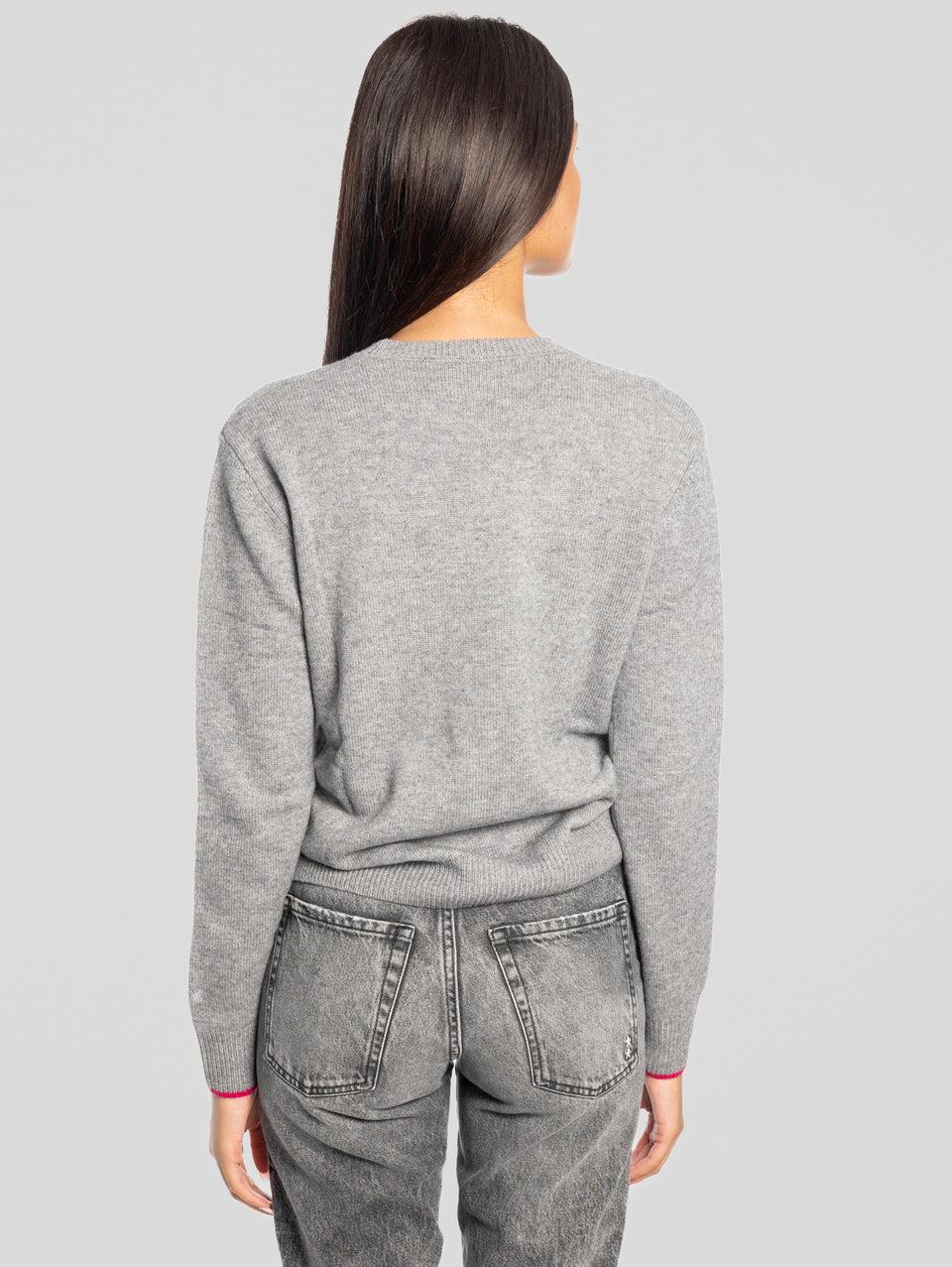 MC2 SAINT BARTH Maglione Simply The Best Girocollo Grigio