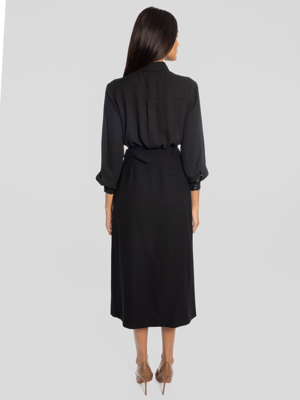 MAISON SECRÈTE Abito Longuette A Portafoglio Nero