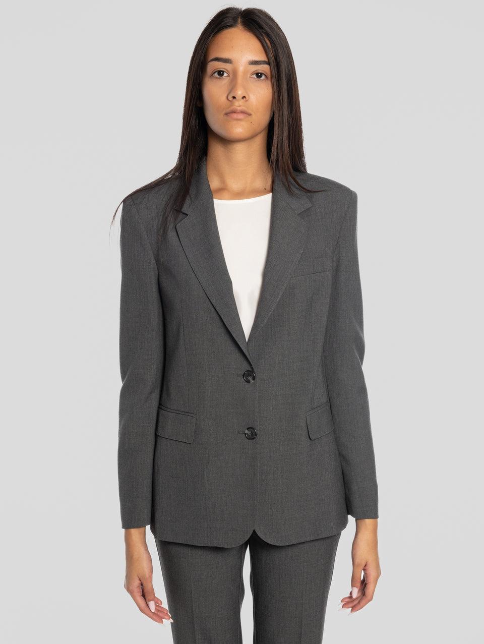 MAISON SECRÈTE Giacca a un Petto Antracite