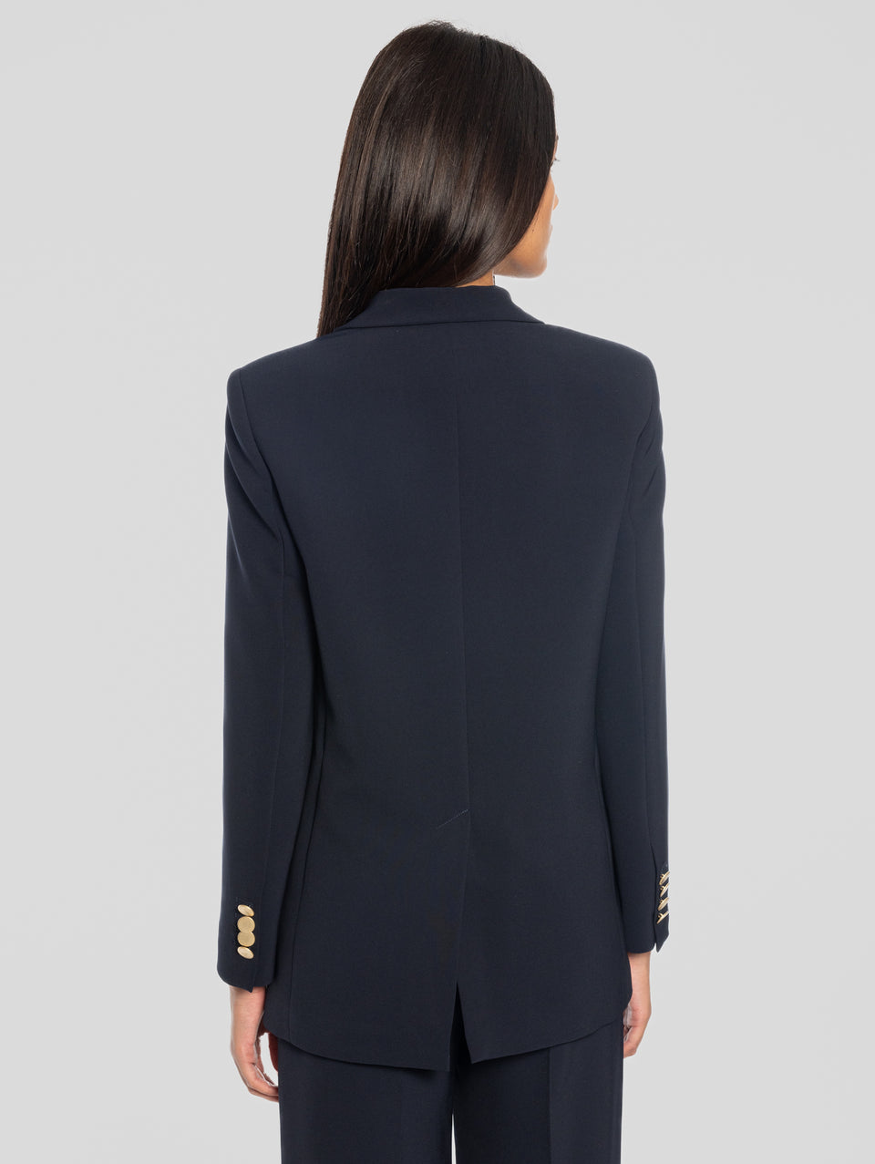 MAISON SECRÈTE Giacca Doppiopetto In Cady Blu