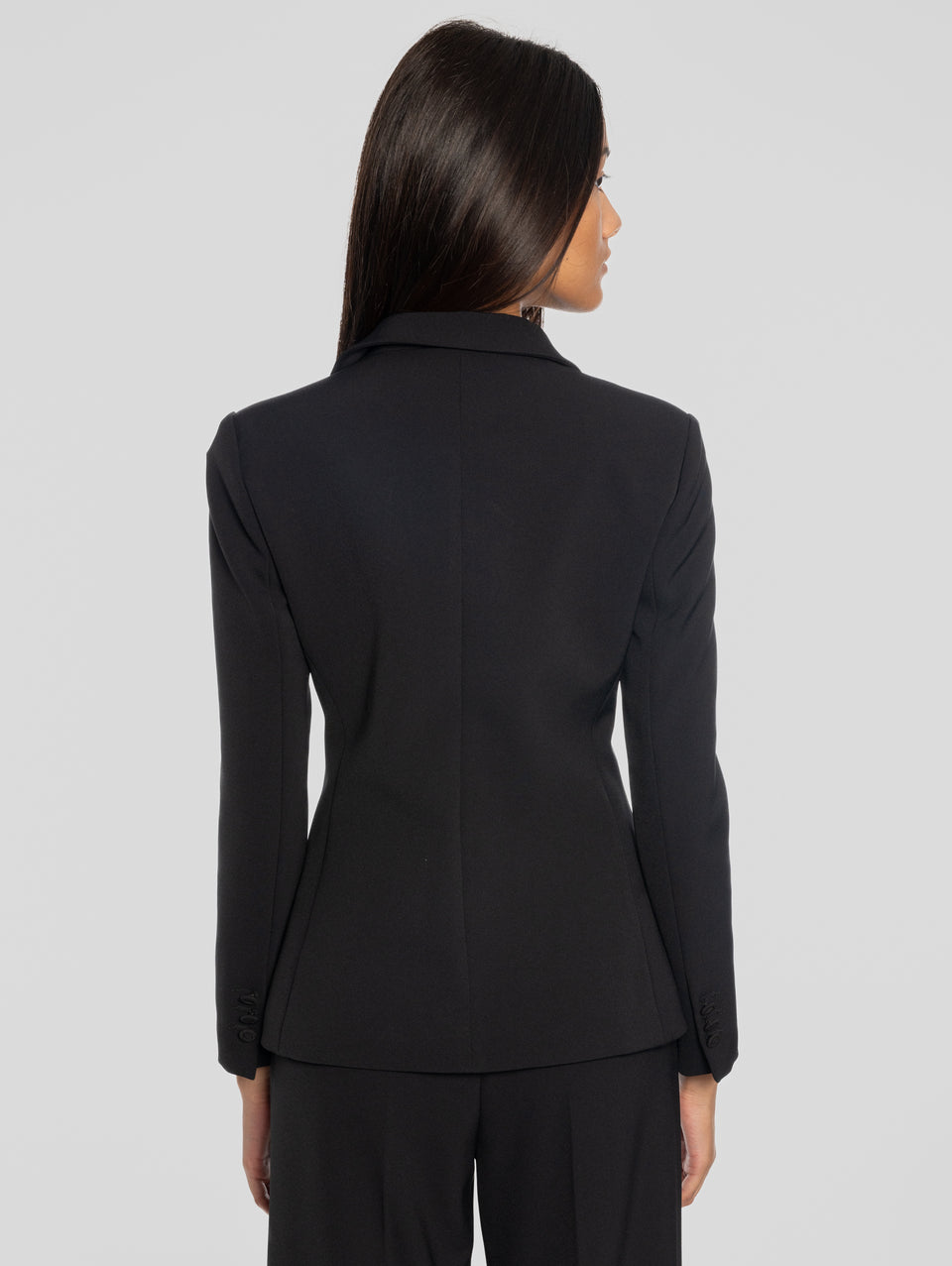 MAISON SECRÈTE Giacca In Crepe Monopetto Nero