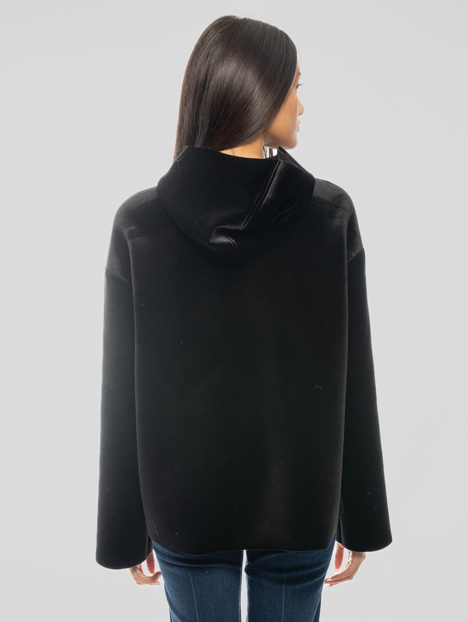 MAISON SECRÈTE Giubbino In Scuba Velour Nero