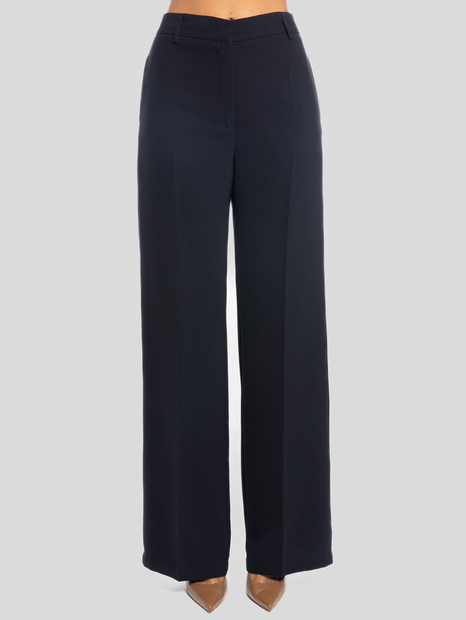 MAISON SECRÈTE Pantaloni Palazzo in Cady Blu