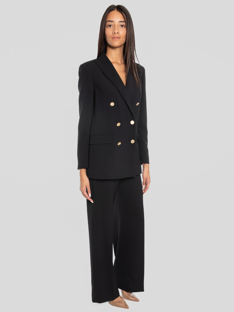 MAISON SECRÈTE Pantaloni Palazzo In Cady Nero