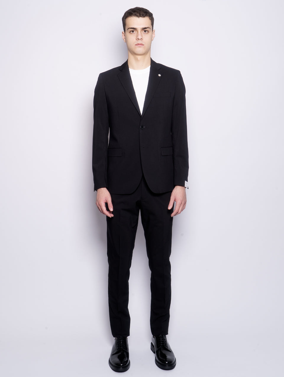 MANUEL RITZ Completo Drop 9 in Techno Viscosa Nero